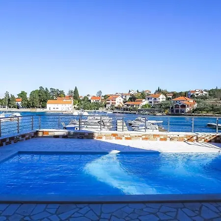 Steinhaus Mediterra Mit Pool & Meerblick - Lukoran, Insel Ugljan Bei Zadar * Lukoran
