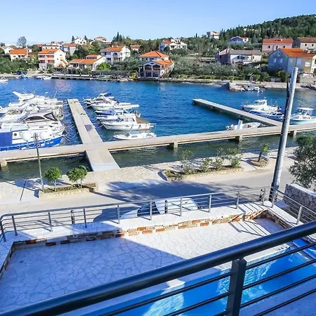 Steinhaus Mediterra Mit Pool & Meerblick - Lukoran, Insel Ugljan Bei Zadar