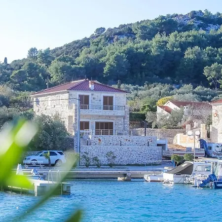 Steinhaus Mediterra Mit Pool & Meerblick - Lukoran, Insel Ugljan Bei Zadar