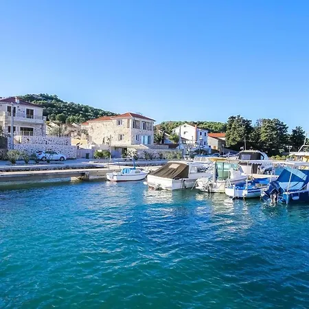Steinhaus Mediterra Mit Pool & Meerblick - Lukoran, Insel Ugljan Bei Zadar Casa de Férias