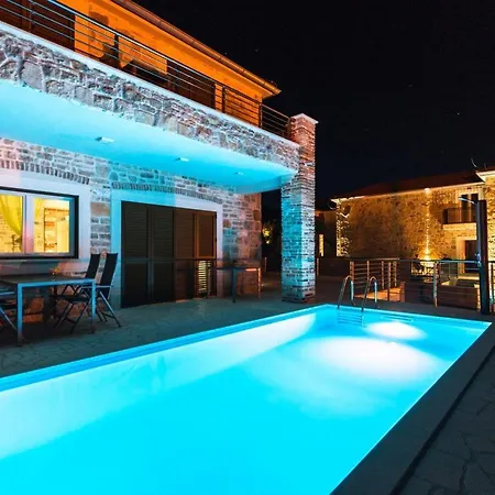 Steinhaus Mediterra Mit Pool & Meerblick - Lukoran, Insel Ugljan Bei Zadar Lukoran