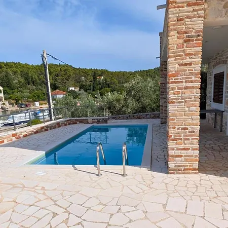 Prázdninový dům Steinhaus Mediterra Mit Pool & Meerblick - Lukoran, Insel Ugljan Bei Zadar