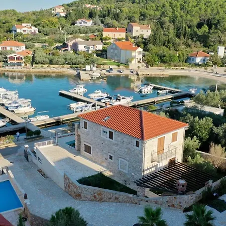 Steinhaus Mediterra Mit Pool & Meerblick - Lukoran, Insel Ugljan Bei Zadar Casa de Férias *