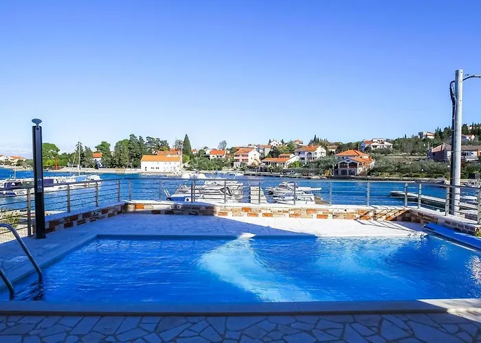 Steinhaus Mediterra Mit Pool & Meerblick - Lukoran, Insel Ugljan Bei Zadar * Lukoran