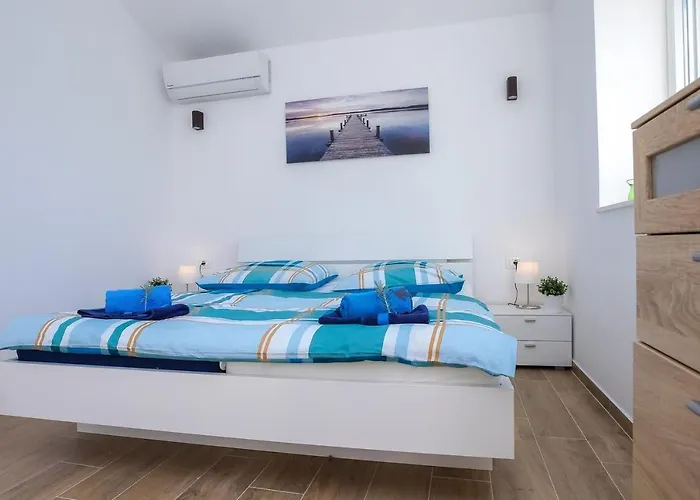 Steinhaus Mediterra Mit Pool & Meerblick - Lukoran, Insel Ugljan Bei Zadar *