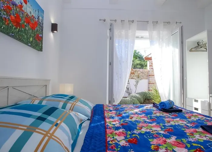 Steinhaus Mediterra Mit Pool & Meerblick - Lukoran, Insel Ugljan Bei Zadar *