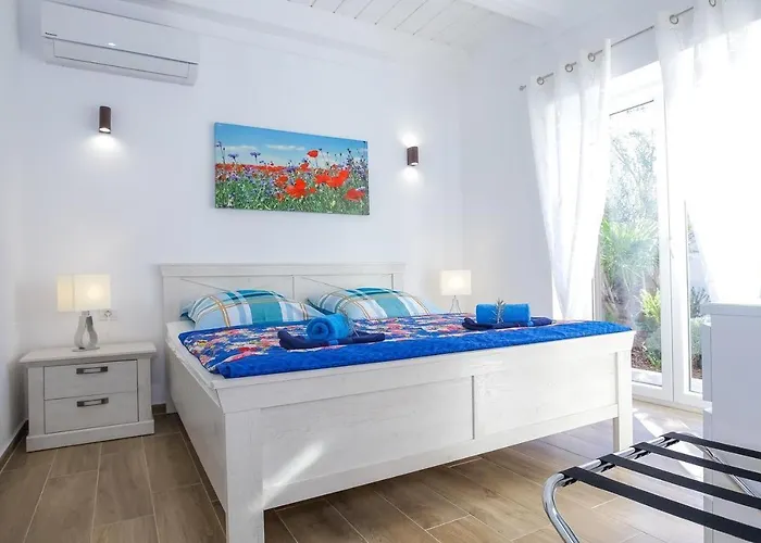 Steinhaus Mediterra Mit Pool & Meerblick - Lukoran, Insel Ugljan Bei Zadar