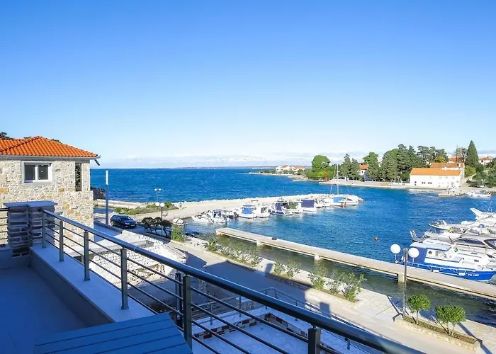 Steinhaus Mediterra Mit Pool & Meerblick - Lukoran, Insel Ugljan Bei Zadar Lukoran